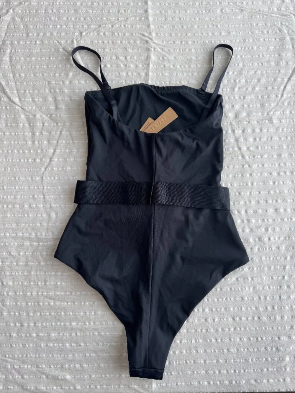 SKIMS Sculpting Swim Strapless One Piece in Onyx Size Small